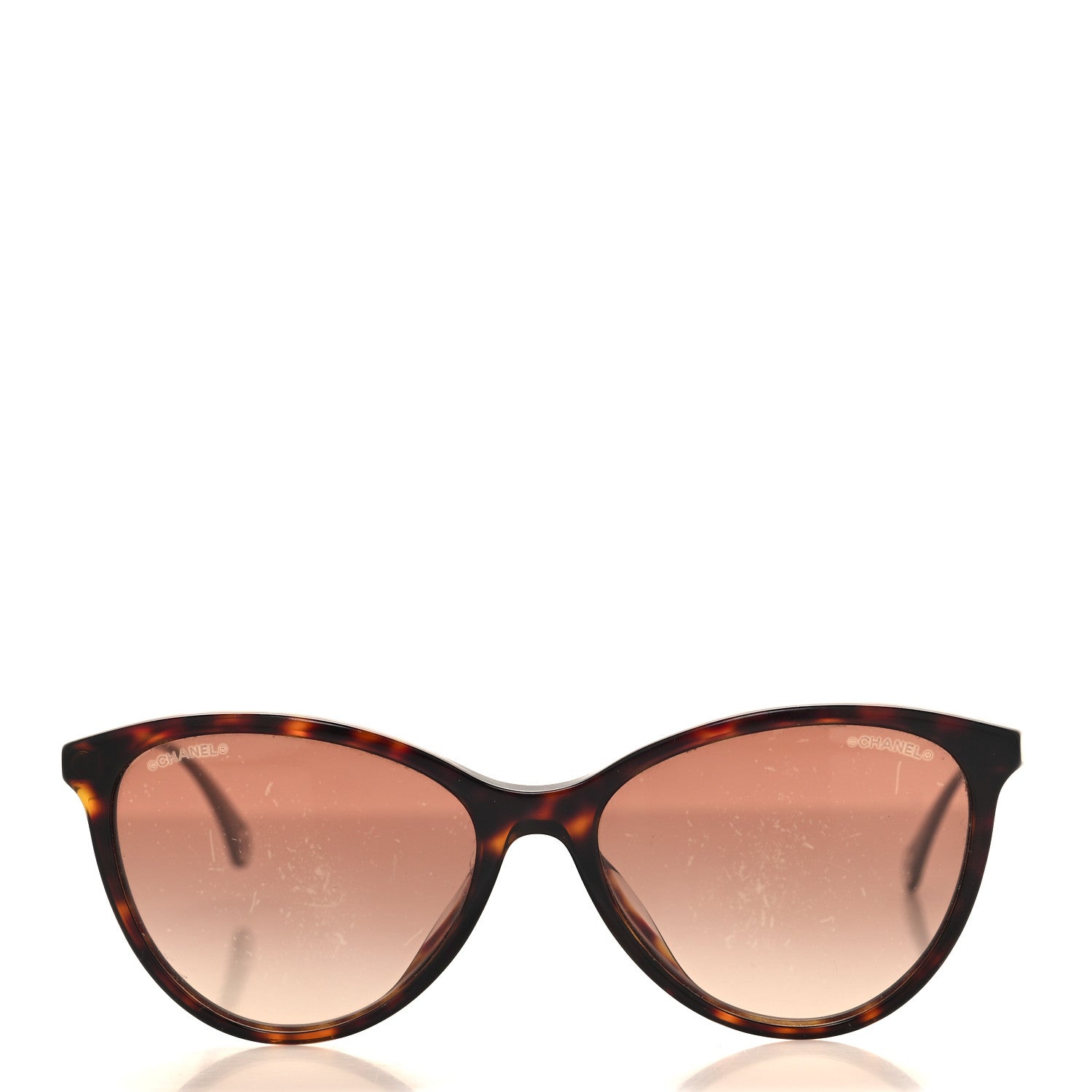 Chanel Acetate Cat Eye Sunglasses 6459-A Tortoise 2 of 7