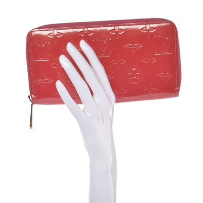 Louis Vuitton Vernis Zippy Wallet Framboise 2 of 10
