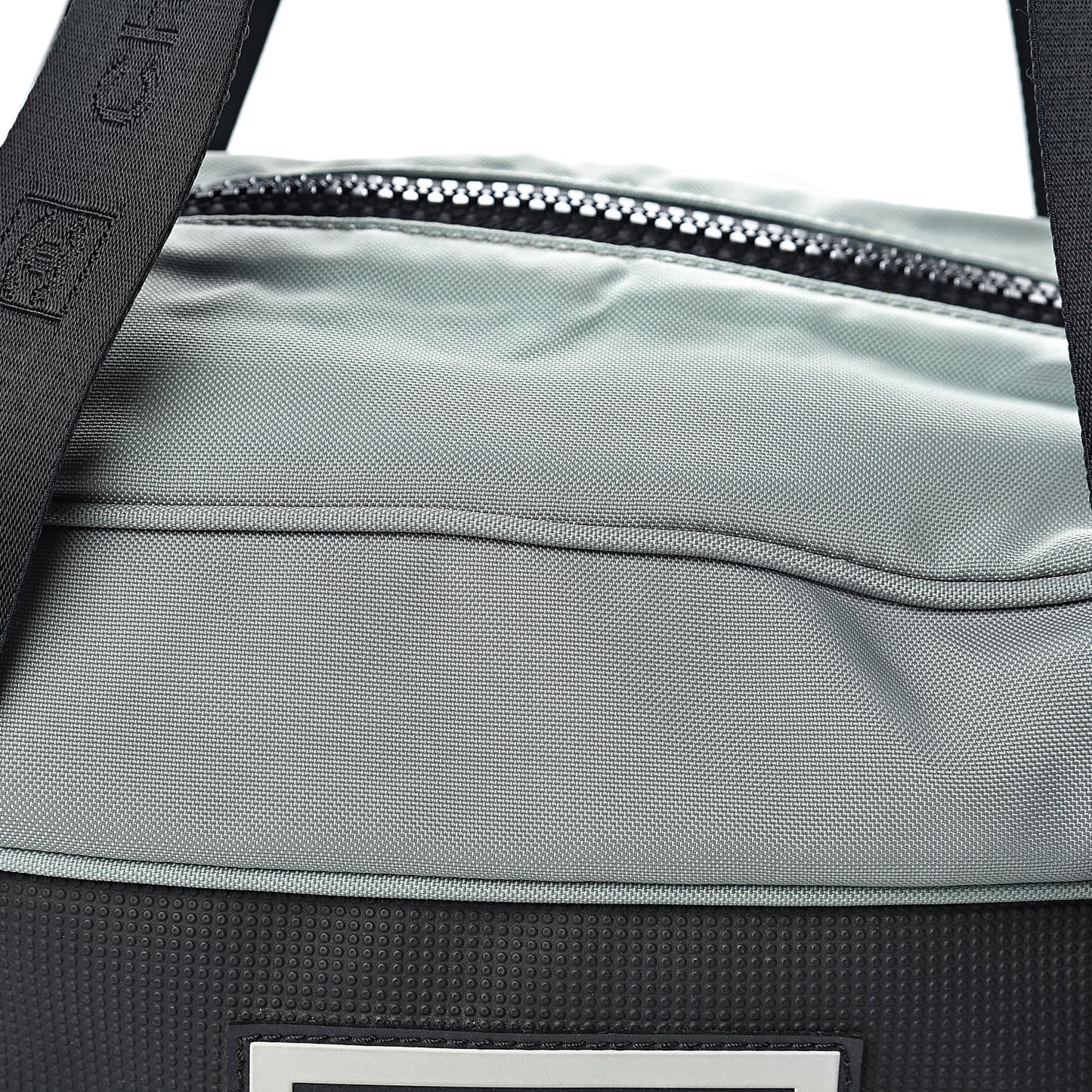 Nylon Sport Logo Duffel Black Blue