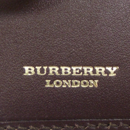Burberry Leather Nova Check Wallet Brown 6 of 8