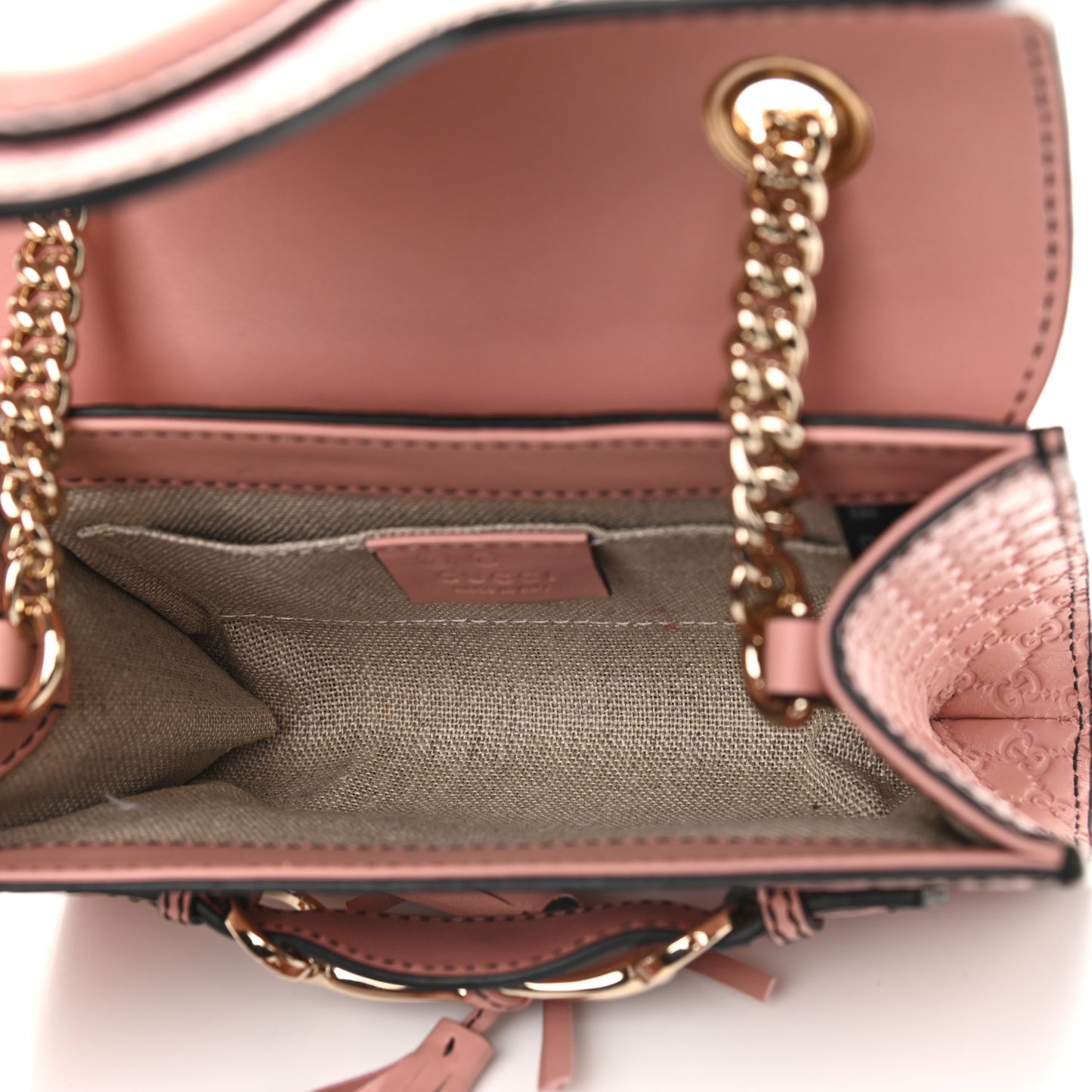 Microguccissima Mini Emily Shoulder Bag Soft Pink