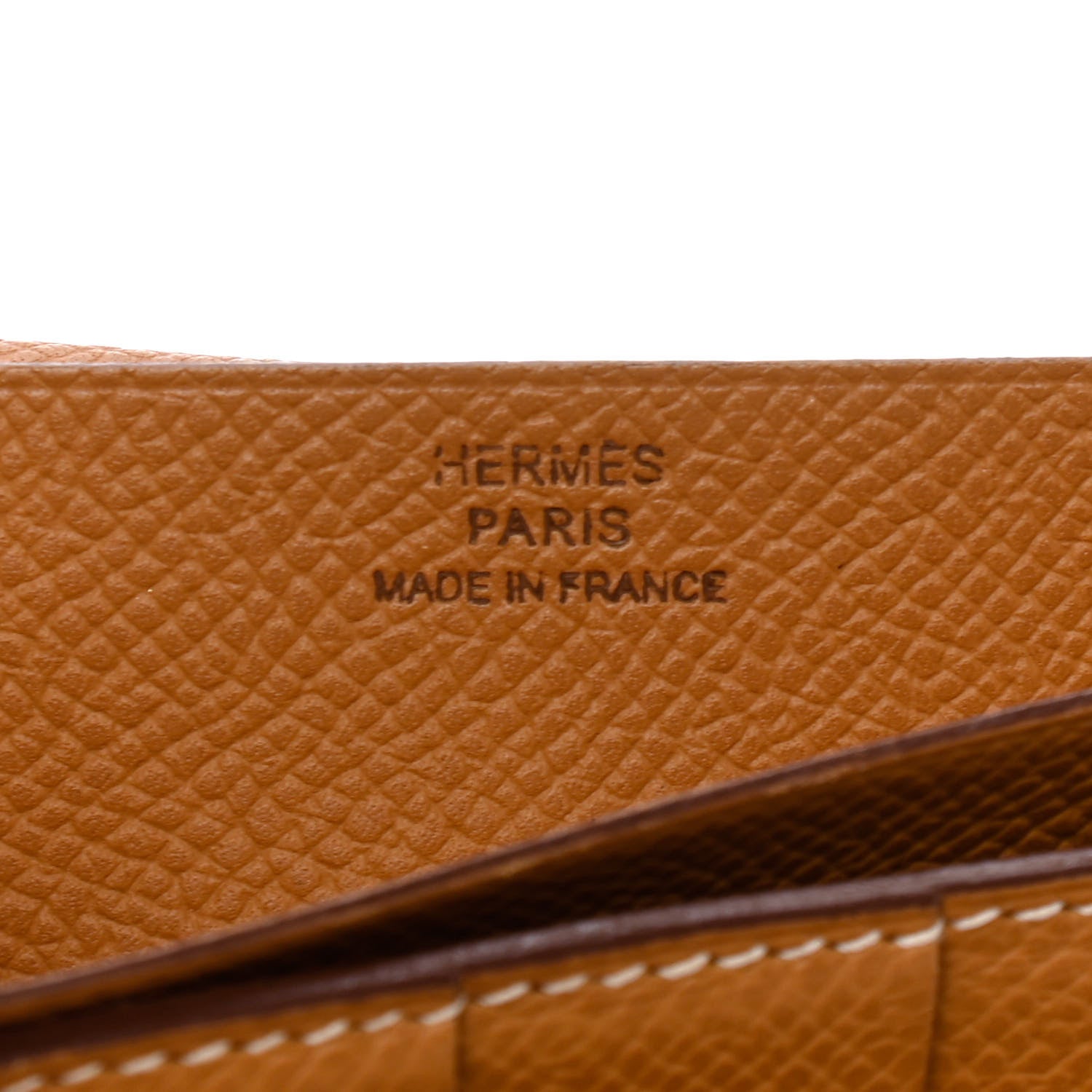 Hermes Epsom Bearn Gusset Wallet Gold 7 of 16
