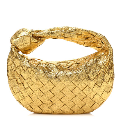 Bottega Veneta Metallic Nappa Intrecciato Mini Jodie Gold 1 of 8