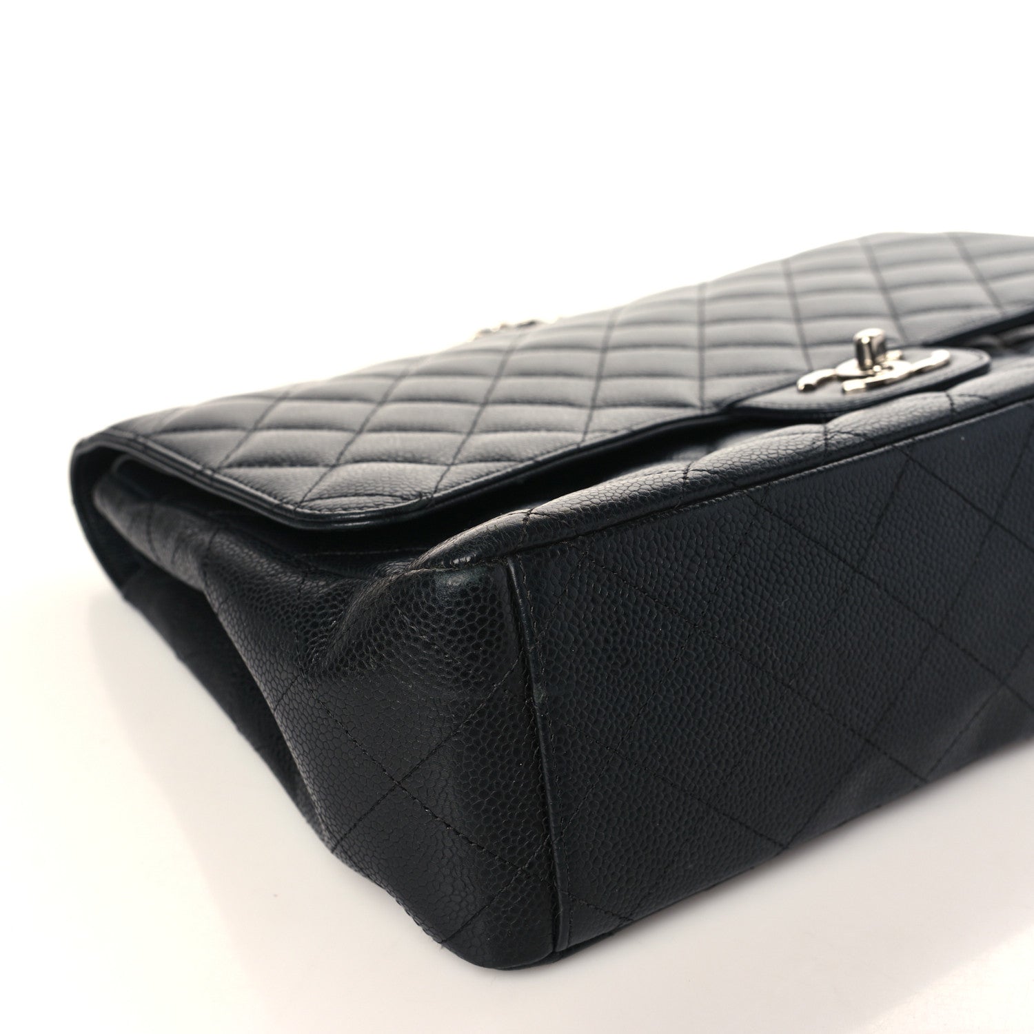 Chanel Caviar Quilted Maxi Double Flap Black 8 of 9