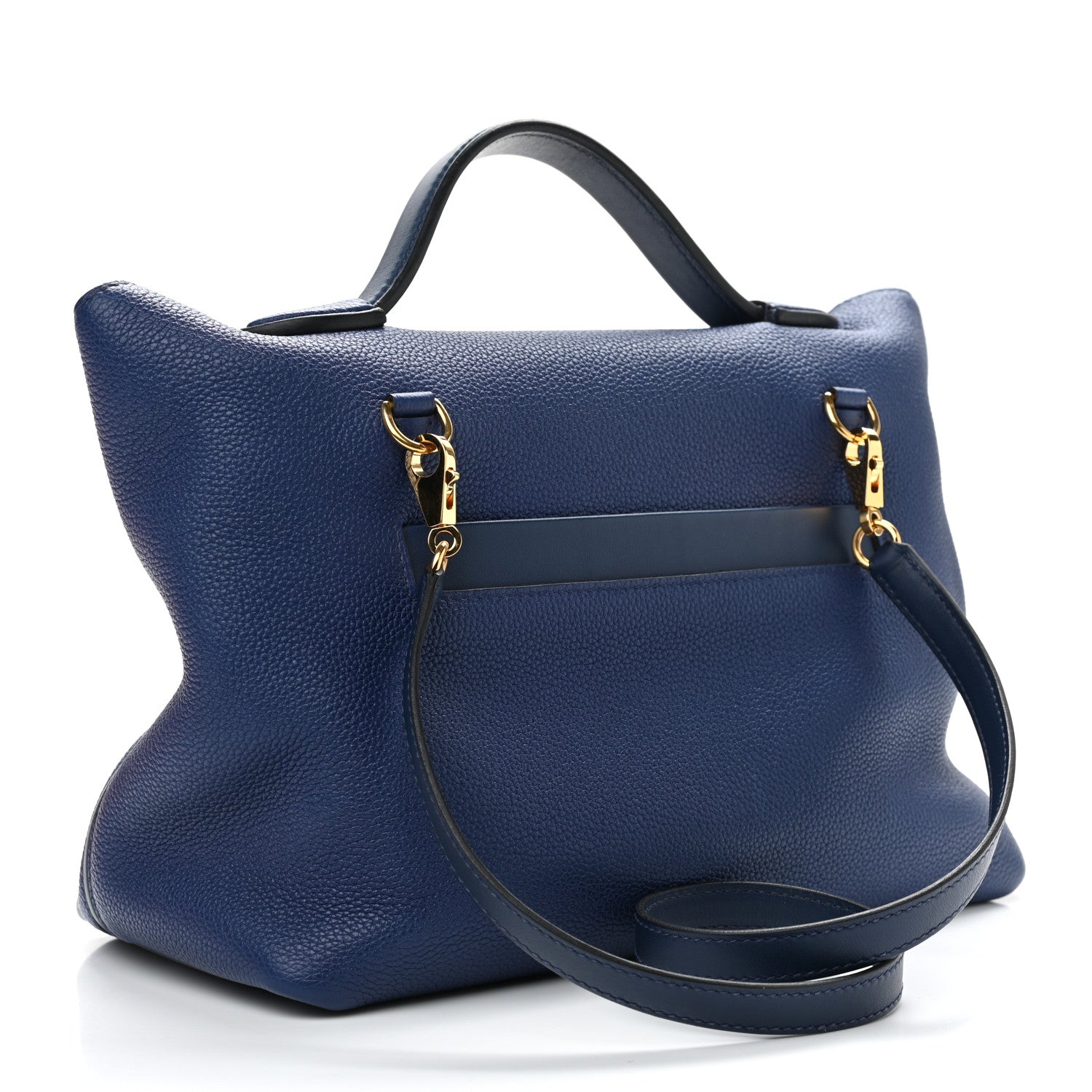 Hermes Taurillon Maurice Swift 24/24 29 Bleu Nuit Gold 2 of 10