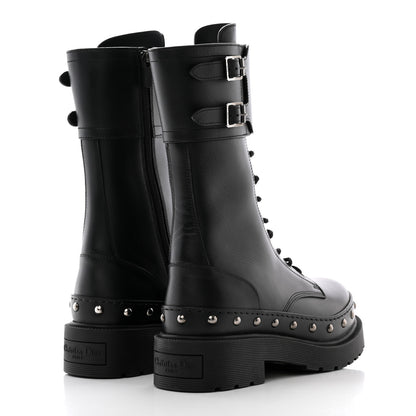 Christian Dior Calfskin Diorquake 25mm Combat Boots 36 Black 4 of 15
