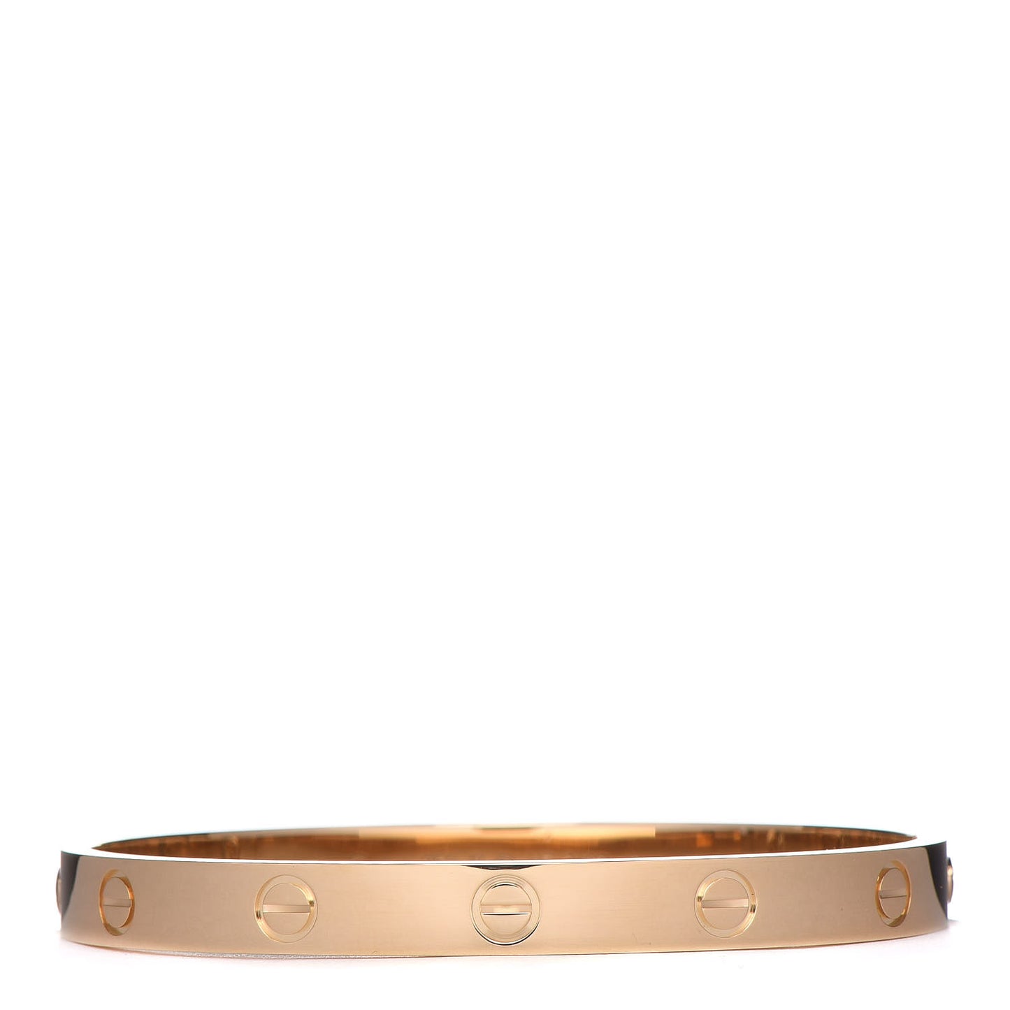 18K Yellow Gold LOVE Bracelet 17