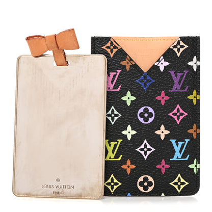 Louis Vuitton Monogram Multicolor Mirror and Case Pouch Black 1 of 7