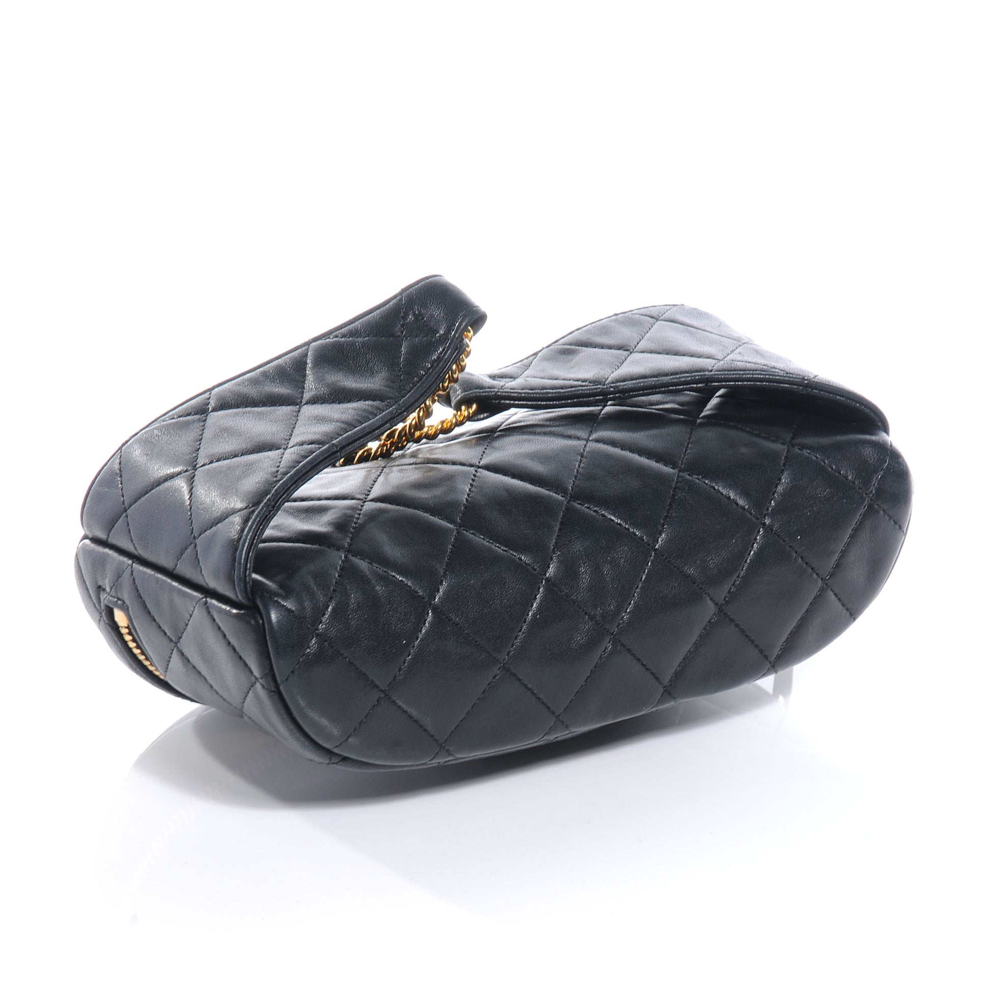 Chanel Lambskin Belt Bag Fanny Pack Black 4 of 6