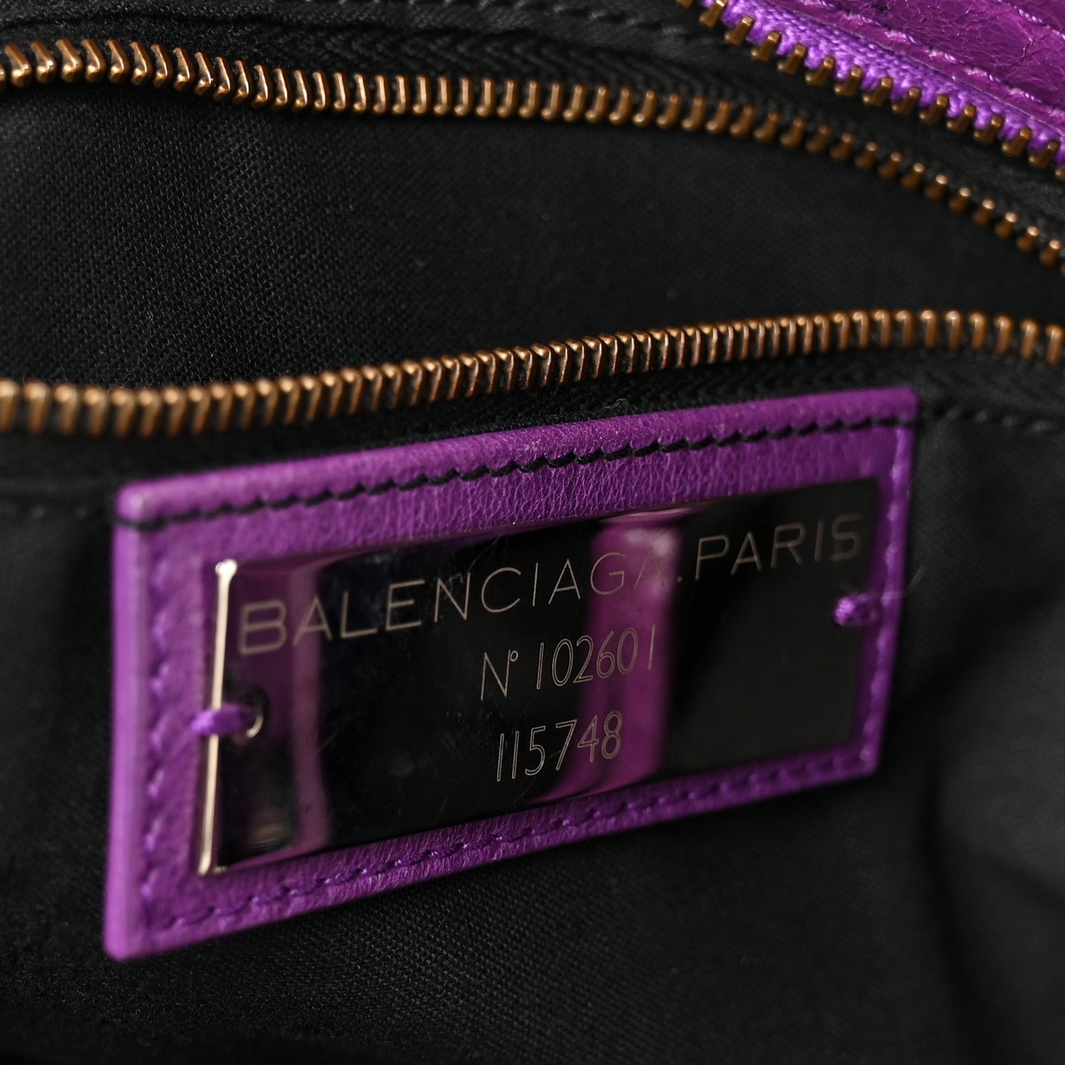 Balenciaga Agneau Classic Hardware City Ultraviolet 5 of 9