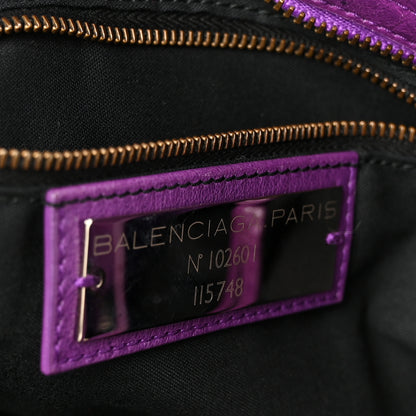 Balenciaga Agneau Classic Hardware City Ultraviolet 5 of 9