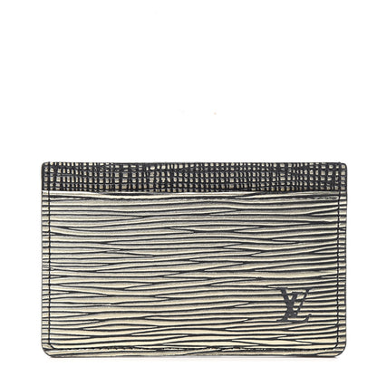 Louis Vuitton Epi Card Holder Platine 1 of 6