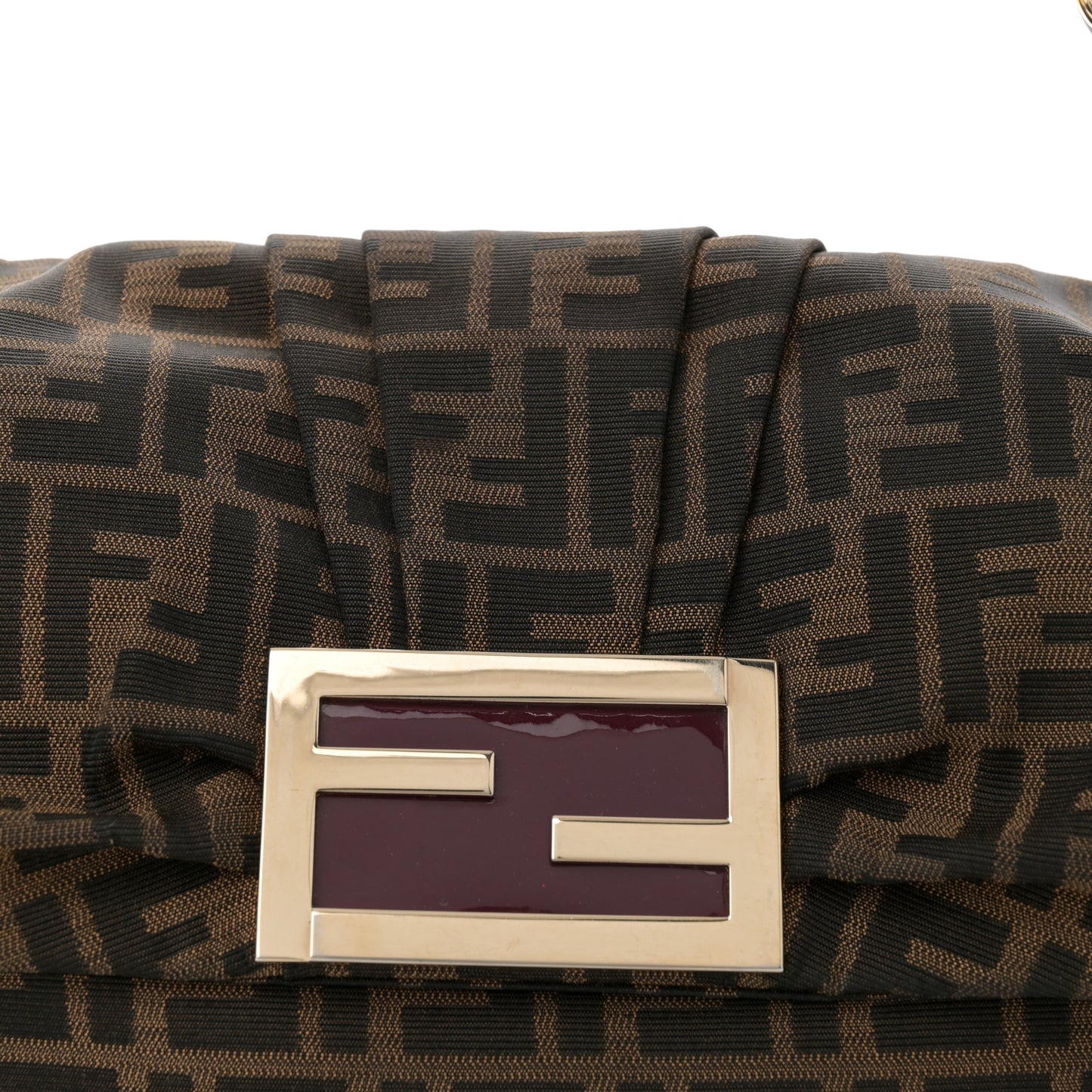 Zucca Patent Mia Shoulder Flap Tobacco