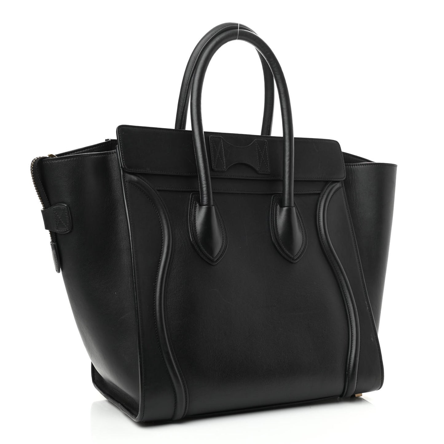 Smooth Calfskin Mini Luggage Black