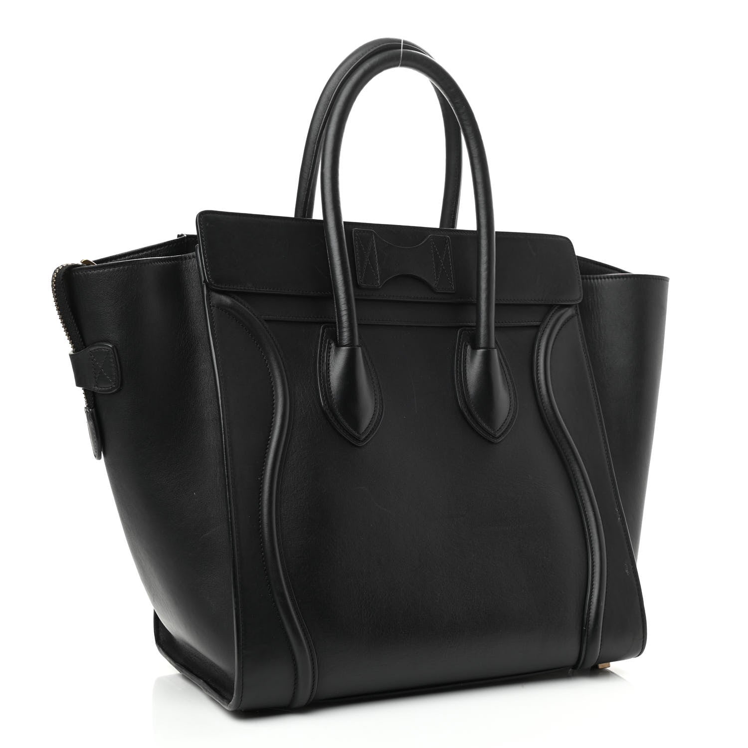 Celine Smooth Calfskin Mini Luggage Black 2 of 11
