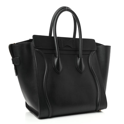 Celine Smooth Calfskin Mini Luggage Black 2 of 11