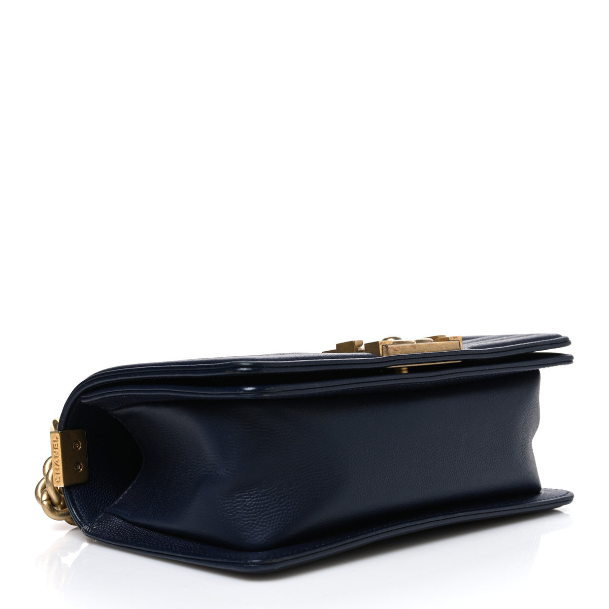 Chanel Caviar Quilted Small Boy Flap Navy 4 of 10