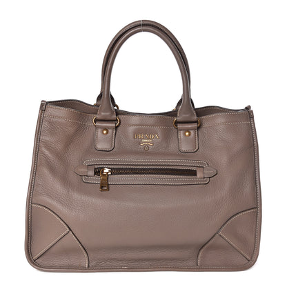 Prada Cervo Deerskin Tote Bambu 1 of 18