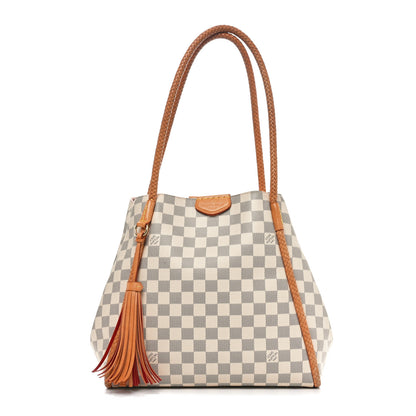 Louis Vuitton Damier Azur Propriano Rose Ballerine 1 of 12