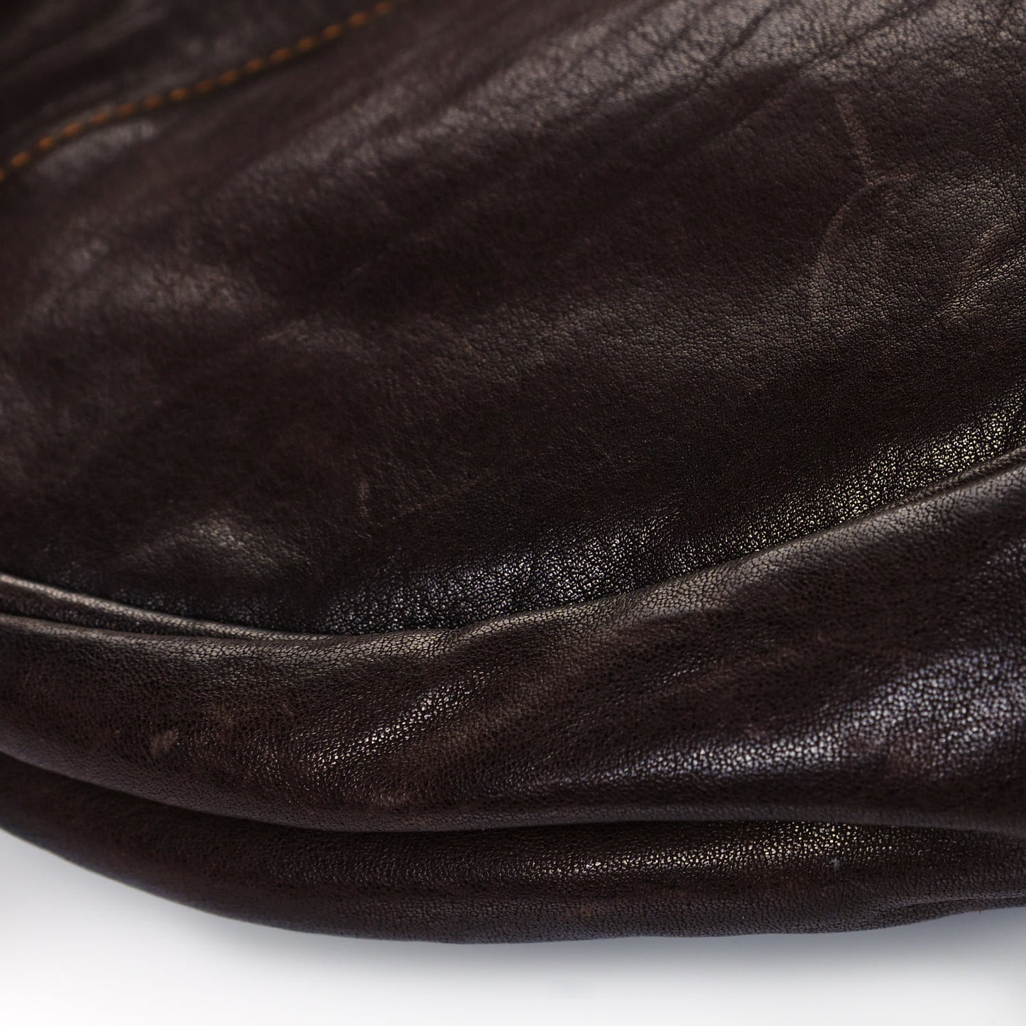 Calfskin Large Gaucho Double Saddle Bag Brown