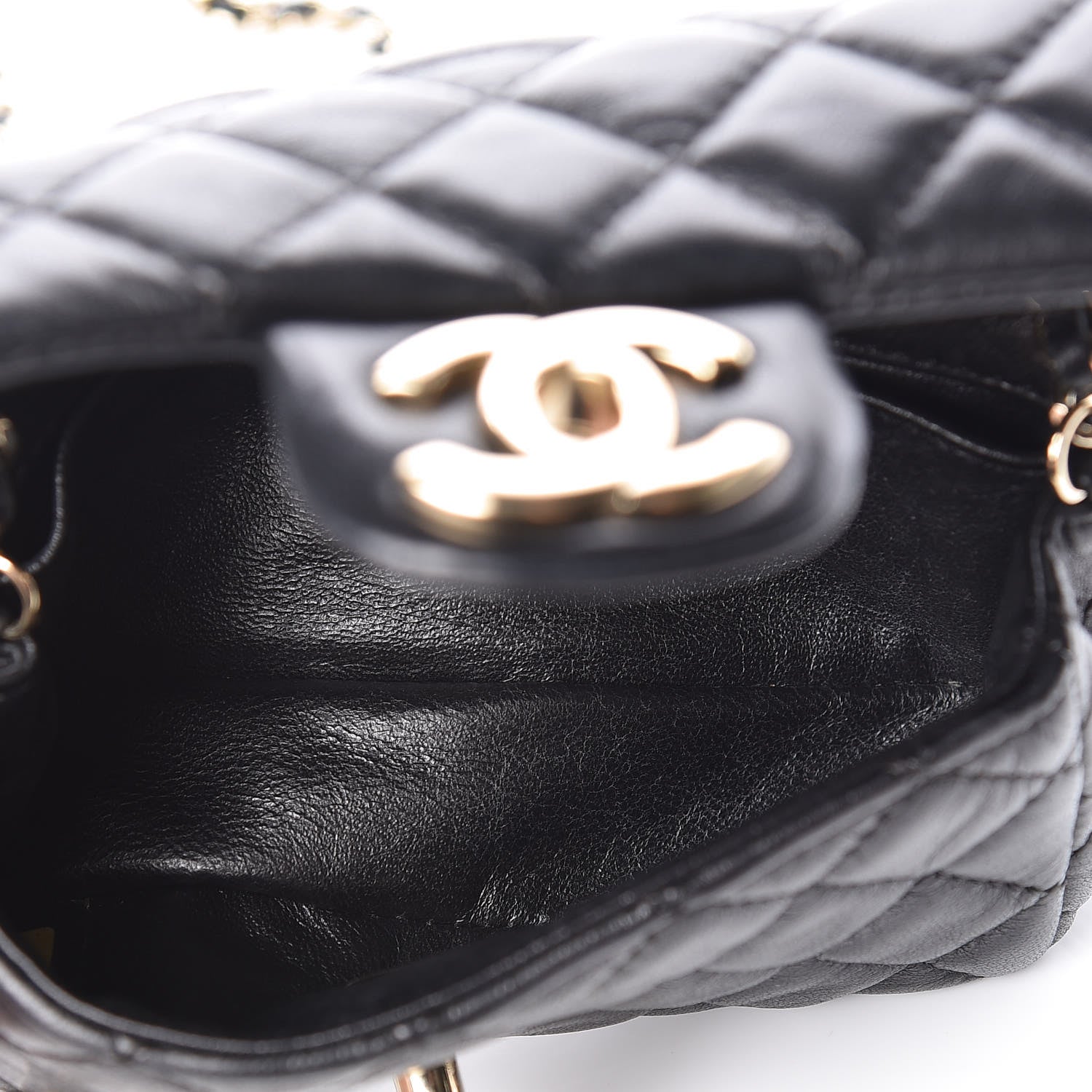 Chanel Lambskin Quilted Extra Mini Flap Heart Valentine Charms Black 7 of 10