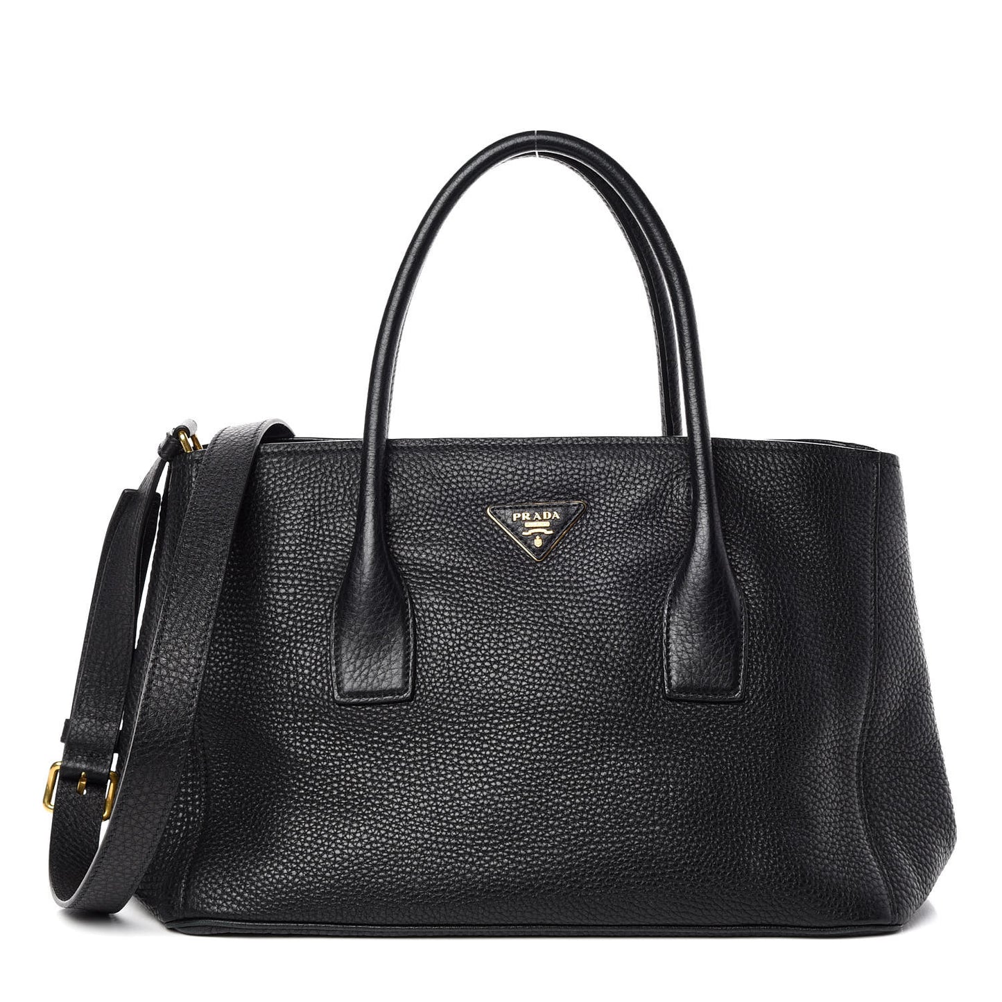 Vitello Daino Tote Black