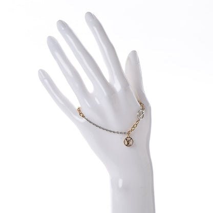 Louis Vuitton Logomania Bracelet Silver Gold 2 of 3