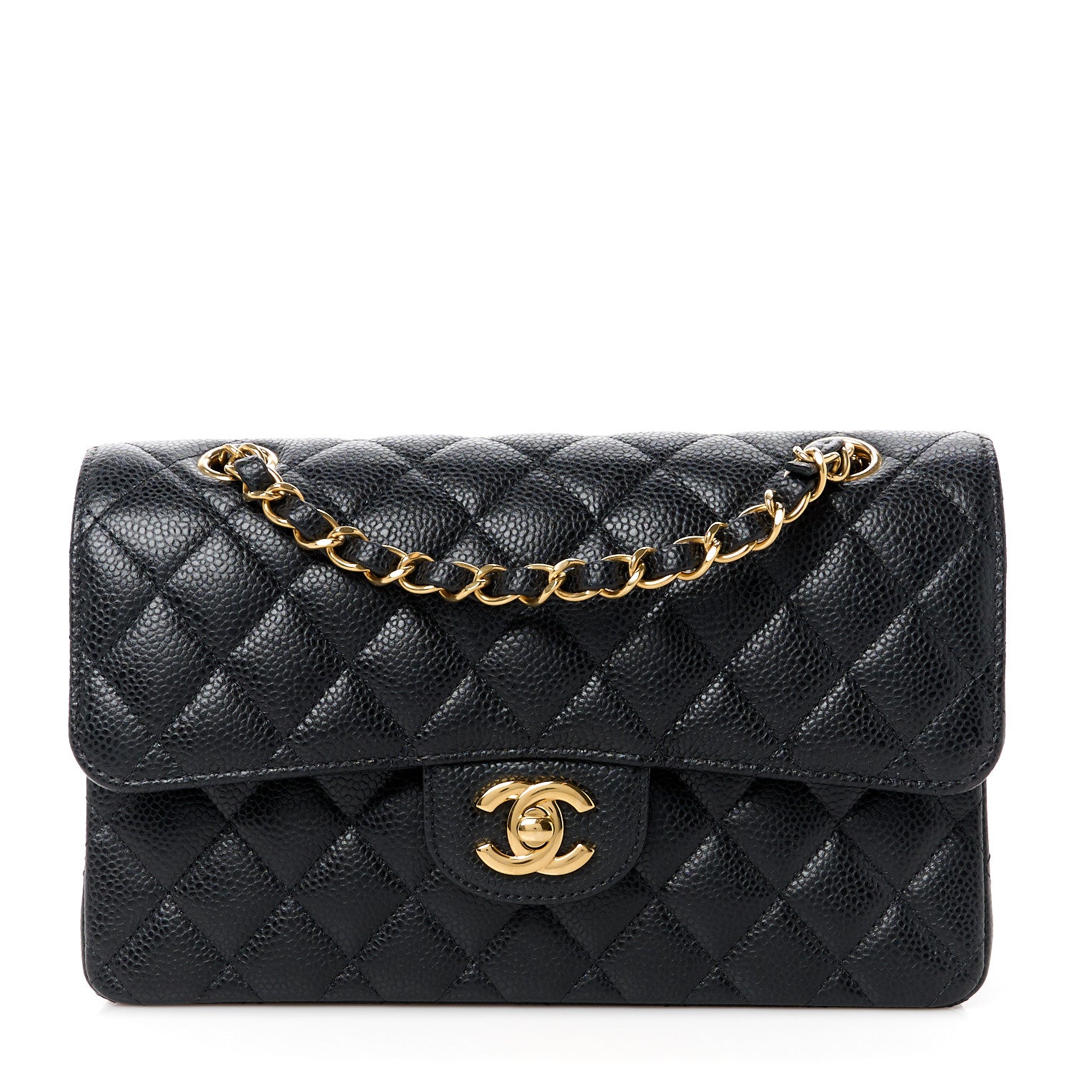 Chanel Caviar Quilted Small Double Flap Black 1 of 12