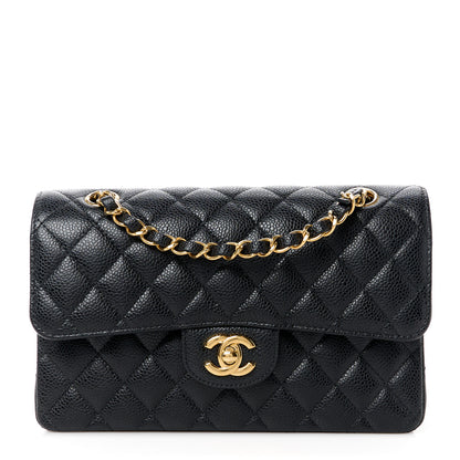 Chanel Caviar Quilted Small Double Flap Black 1 of 12