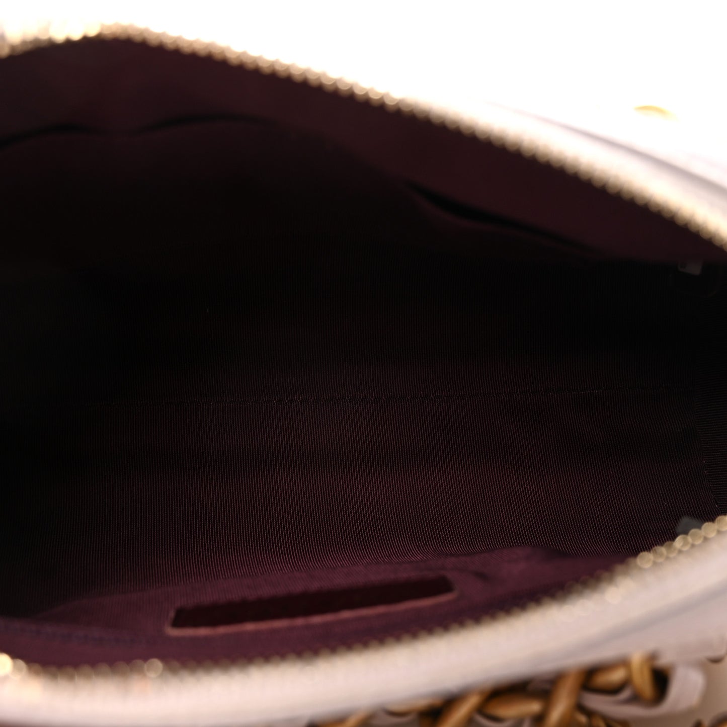 Shiny Lambskin Quilted Small Fashion Therapy Bowling Bag Lilac