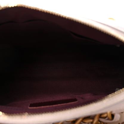 Chanel Shiny Lambskin Quilted Small Fashion Therapy Bowling Bag Lilac 5 of 11