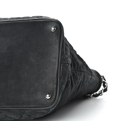 Chanel Iridescent Calfskin Quilted Sea Hit Tote Black 9 of 14