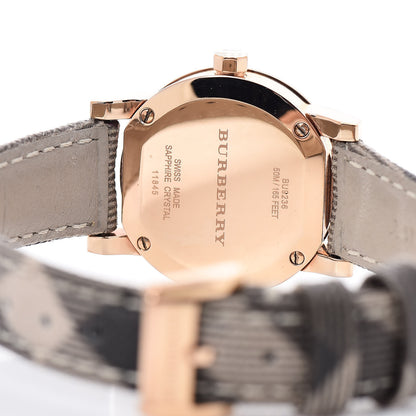 Burberry Stainless Steel Calfskin 26mm The City Quartz Watch Champagne BU9236 5 of 5