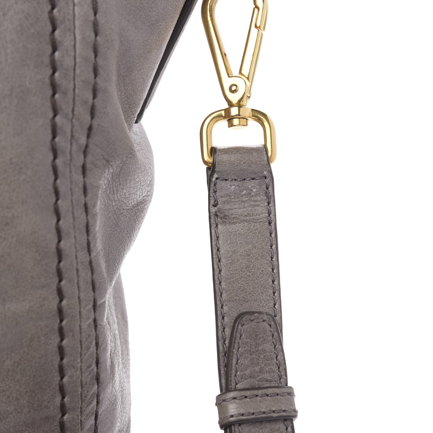 Prada Vitello Shine Top Handle Bag Fumo 16 of 16