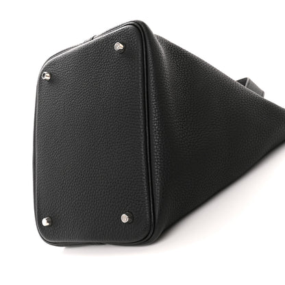 Hermes Taurillon Clemence Picotin Lock 22 MM Black 10 of 11