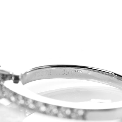 Tiffany Platinum Diamond .59ct Engagement Ring 47 4 6 of 7