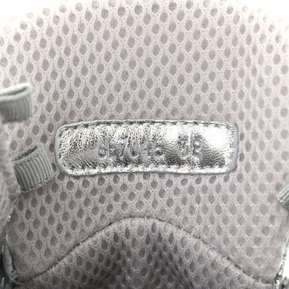 Fendi X NICKI MINAJ Metallic Nappa Macro FF Embossed Prints On High Top Sneakers 38 Silver 8 of 8
