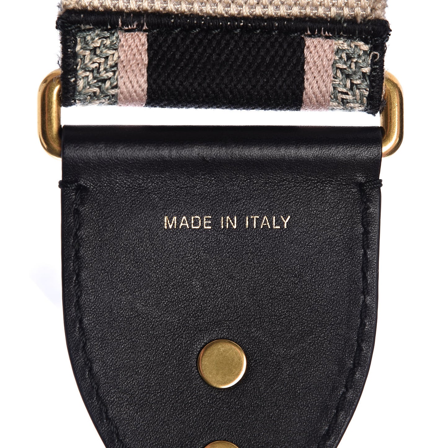 Canvas Embroidered Shoulder Strap Rose Multicolor