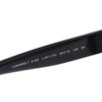 Chanel Acetate CC Sunglasses 5183 Black 5 of 7