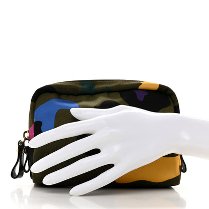 Valentino Garavani Nylon Camouflage Pouch Multicolor 2 of 7