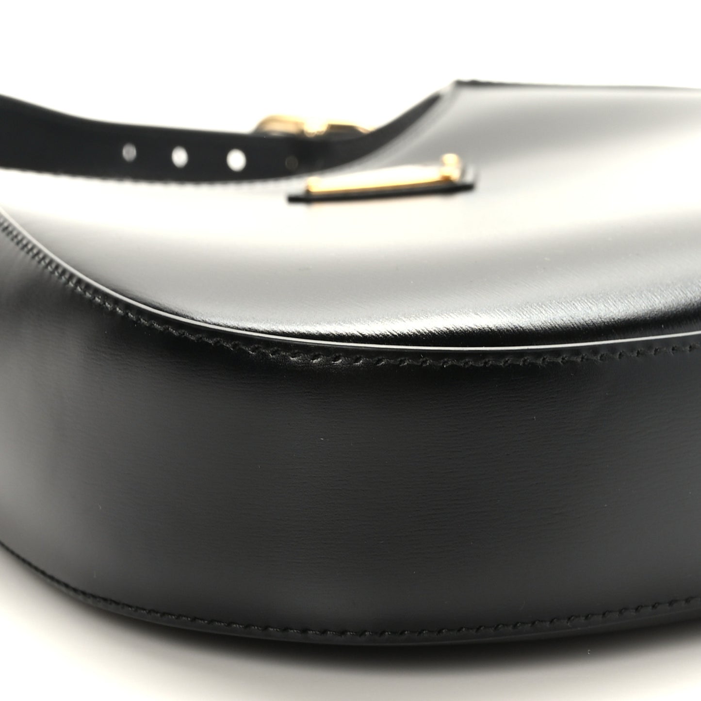 Box Calfskin Shoulder Bag Black