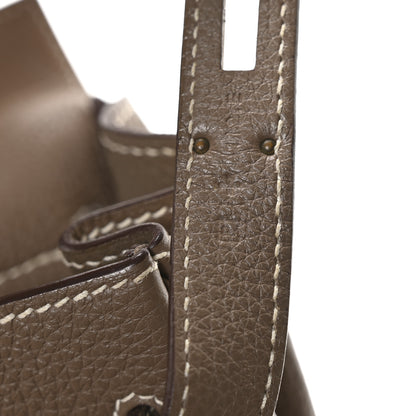 Hermes Taurillon Clemence Kelly Retourne 32 Etoupe 7 of 11