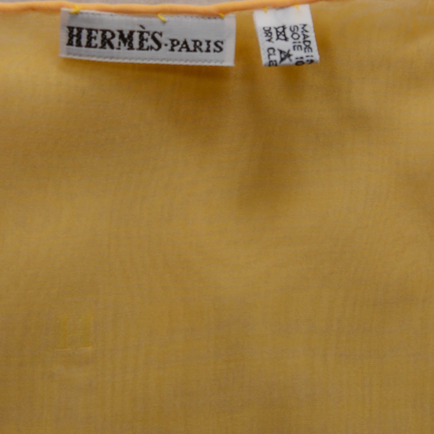 Hermes Silk Striped Stole 4 of 4