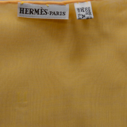 Hermes Silk Striped Stole 4 of 4