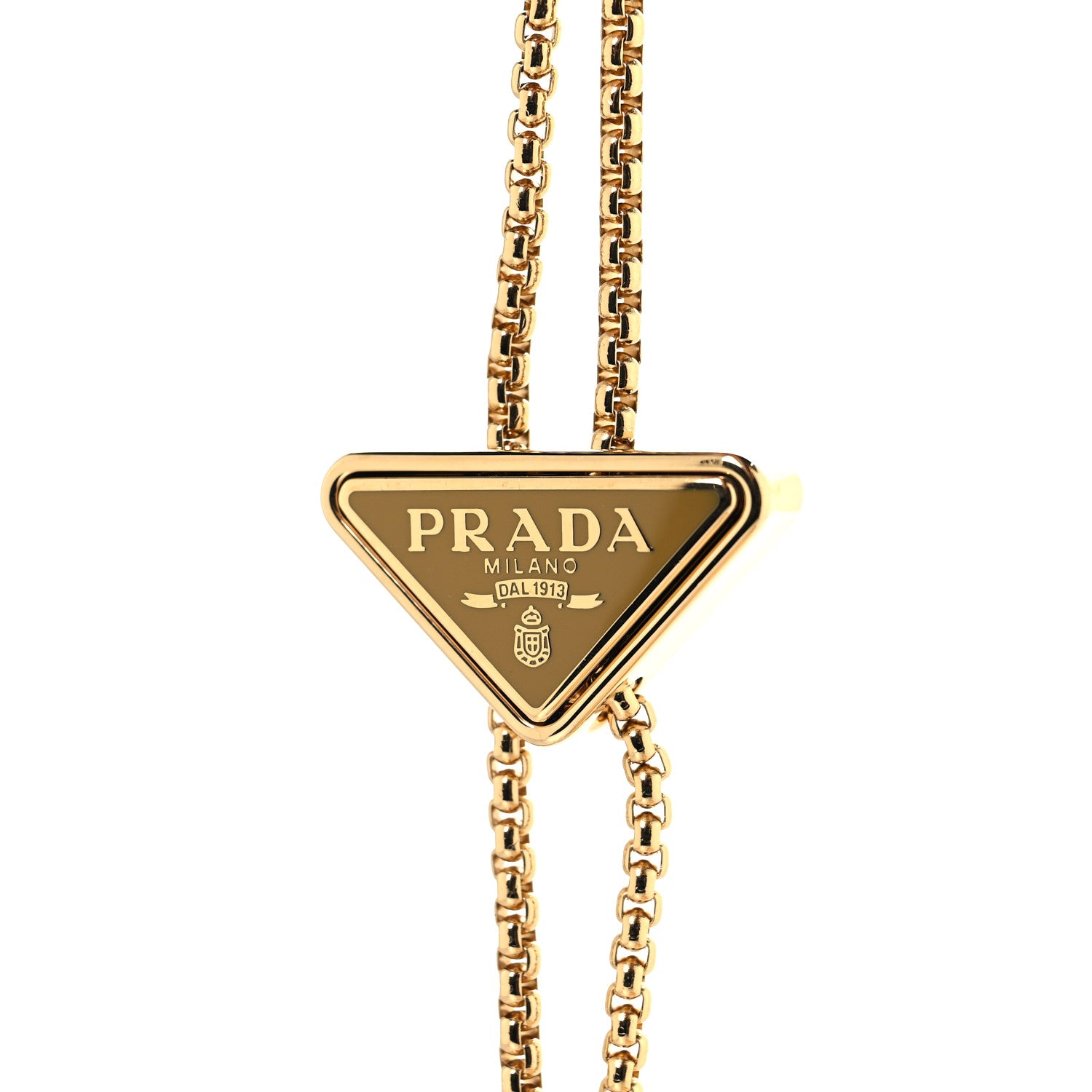 Prada Satin Crystal Metal Triangle Logo Card Holder With Strap Platino 10 of 11