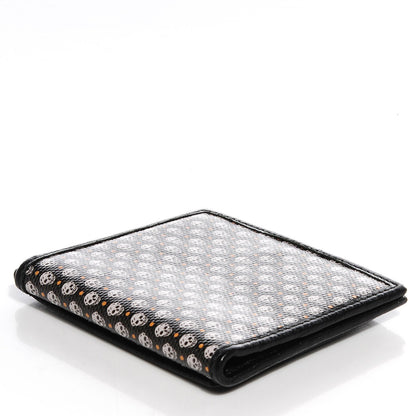 Alexander McQueen Coated Canvas Skull Print Money Clip Wallet 4 of 7