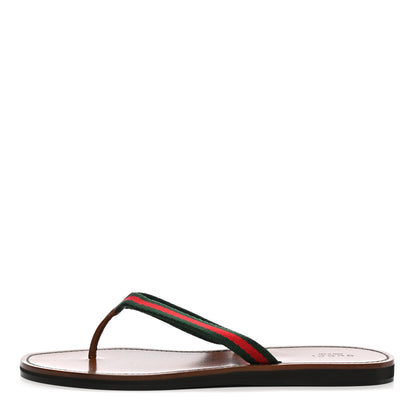 Gucci Thong Sandal 39.5 Brown 1 of 7