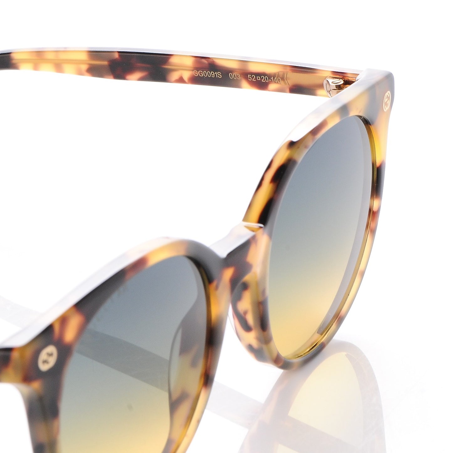 Round GG0091S Sunglasses Havana