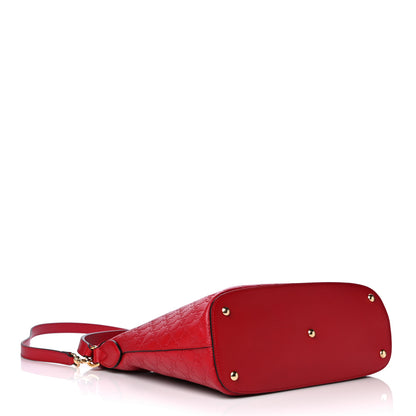 Gucci Guccissima Linea A Hobo Red 3 of 8