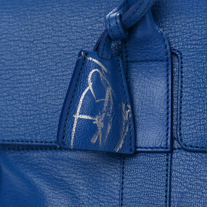 Mulberry Shiny Goatskin Bayswater Cosmic Blue 15 of 18